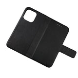 Rvelon iPhone 12 Pro Max Fodral Äkta Läder Svart