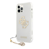 Guess iPhone 12 Pro Max Skal 4G Logo Guld Klar