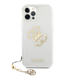 Guess iPhone 12 Pro Max Skal 4G Logo Guld Klar
