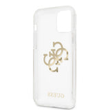 Guess iPhone 12 Pro Max Skal 4G Logo Guld Klar