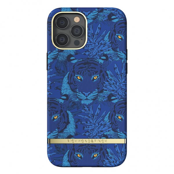 Richmond & Finch iPhone 12 Pro Max Skal Blue Tiger