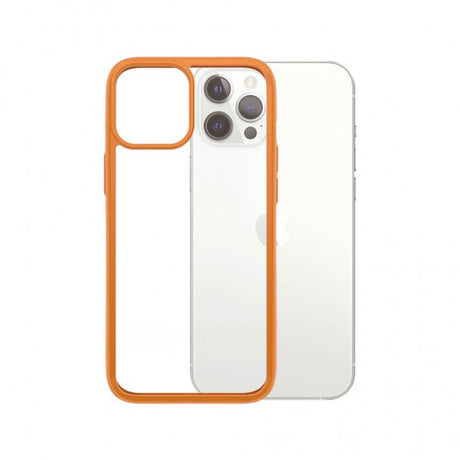 PanzerGlass iPhone 12 Pro Max Skal ClearCase Color PG Orange