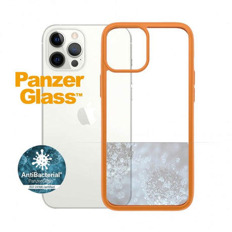 PanzerGlass iPhone 12 Pro Max Skal ClearCase Color PG Orange
