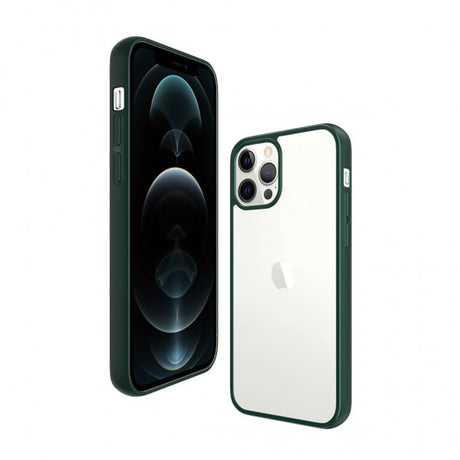 PanzerGlass iPhone 12 Pro Max Skal ClearCase Color Racing Green