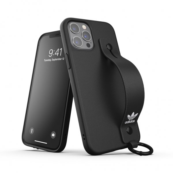 Adidas iPhone 12 Pro Max Skal Hand Strap Case Svart