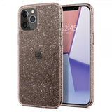Spigen iPhone 12 Pro Max Skal Liquid Crystal Glitter Rose Quartz