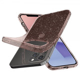 Spigen iPhone 12 Pro Max Skal Liquid Crystal Glitter Rose Quartz