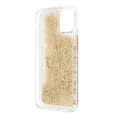 Guess iPhone 12 Pro Max Skal Liquid Glitter Guld Klar