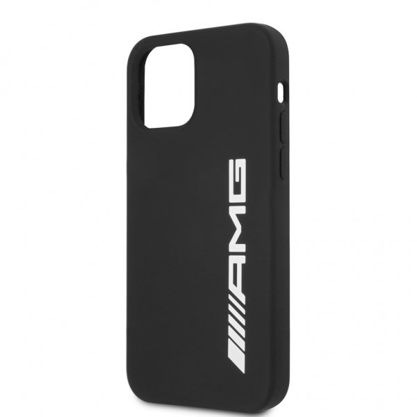 AMG iPhone 12 Pro Max Skal Liquid Silicone Svart
