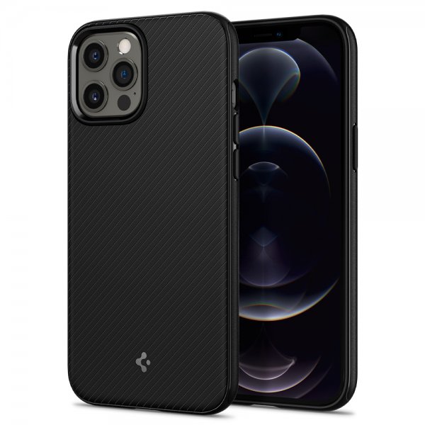 Spigen iPhone 12 Pro Max Skal Mag Armor Matte Black