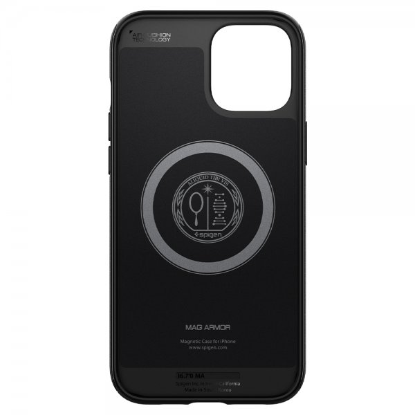 Spigen iPhone 12 Pro Max Skal Mag Armor Matte Black