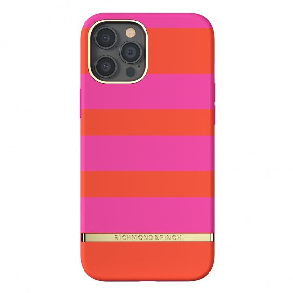 Richmond & Finch iPhone 12 Pro Max Skal Magenta Stripe