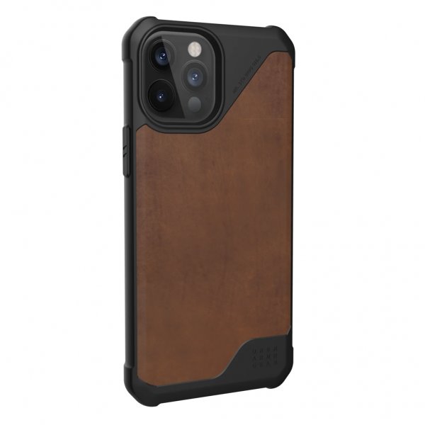 Urban Armor Gear (UAG) iPhone 12 Pro Max Skal Metropolis LT Leather Brun
