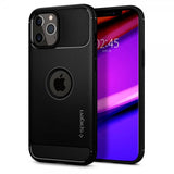 Spigen iPhone 12 Pro Max Skal Rugged Armor Matte Black