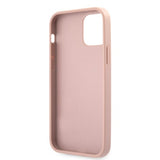 Guess iPhone 12 Pro Max Skal Saffiano Vintage Script Roseguld