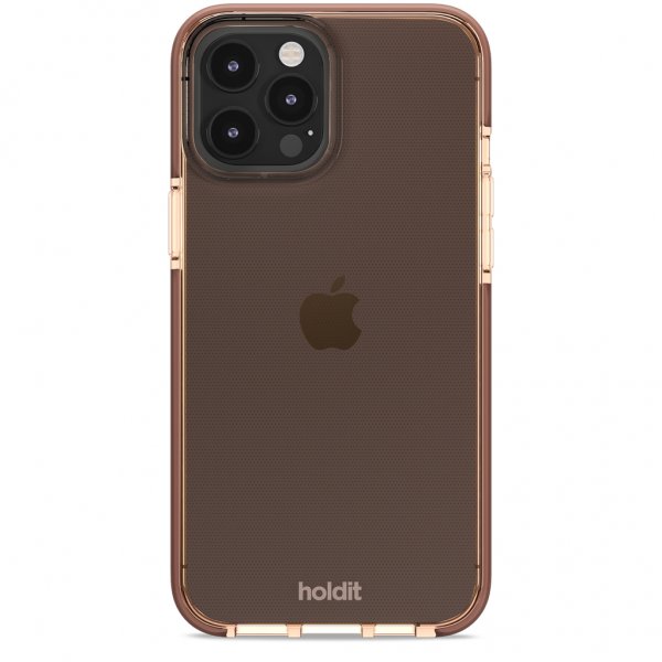 holdit iPhone 12 Pro Max Skal Seethru Dark Brown