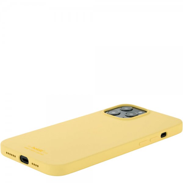 holdit iPhone 12 Pro Max Skal Silikon Gul
