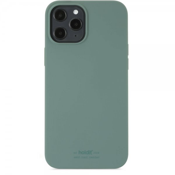 holdit iPhone 12 Pro Max Skal Silikon Moss Green