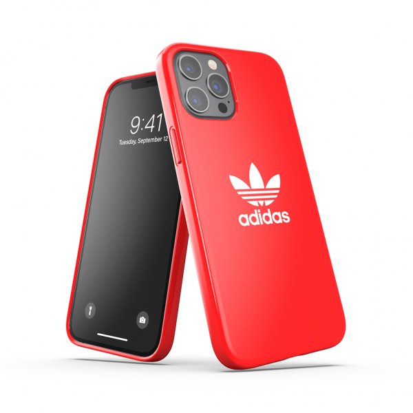 Adidas iPhone 12 Pro Max Skal Snap Case Trefoil Scarlet