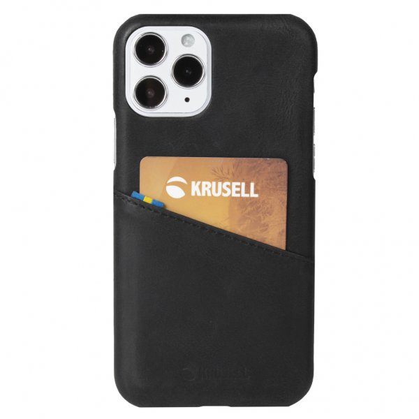 Krusell iPhone 12 Pro Max Skal Sunne CardCover Vintage Black
