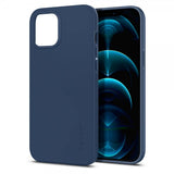 Spigen iPhone 12 Pro Max Skal Thin Fit Deep Blue