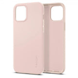 Spigen iPhone 12 Pro Max Skal Thin Fit Pink Sand