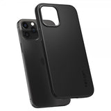 Spigen iPhone 12 Pro Max Skal Thin Fit Svart