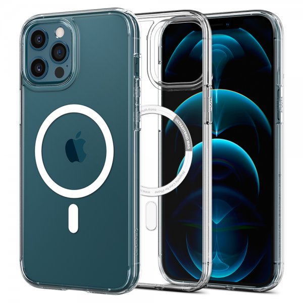 Spigen iPhone 12 Pro Max Skal Ultra Hybrid Mag Vit
