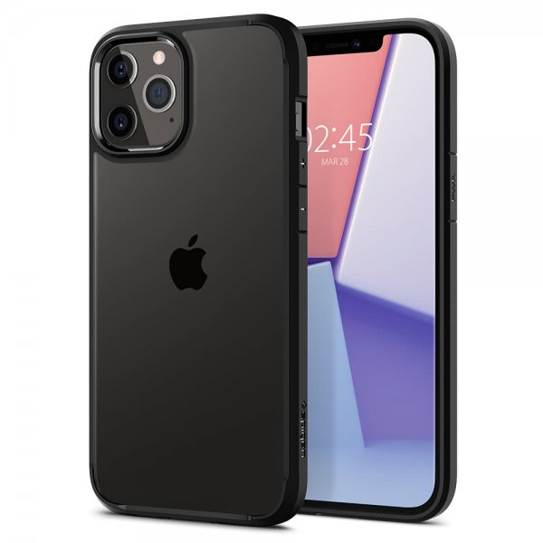 Spigen iPhone 12 Pro Max Skal Ultra Hybrid Matte Black