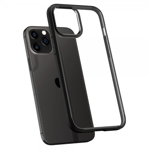 Spigen iPhone 12 Pro Max Skal Ultra Hybrid Matte Black