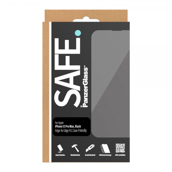 SAFE by PanzerGlass iPhone 12 Pro Max Skärmskydd Edge-to-Edge Fit