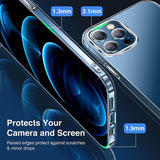 iPhone 12 Pro Max Skal TPU MagSafe Stöttåligt Transparent