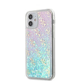 Guess iPhone 12 Mini Skal Liquid Glitter Iridescent