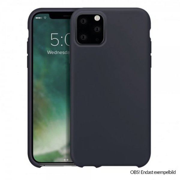 Xqisit iPhone 12 Mini Skal Silicone Case Blå