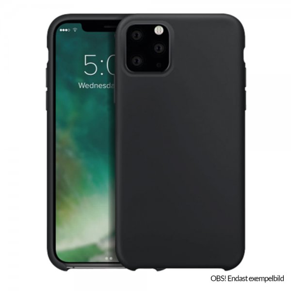 Xqisit iPhone 12 Mini Skal Silicone Case Svart