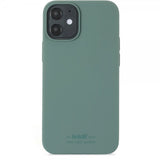 holdit iPhone 12 Mini Skal Silikon Moss Green