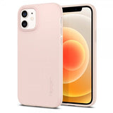 Spigen iPhone 12 Skal Thin Fit Pink Sand
