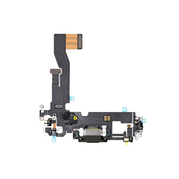 iPhone 12/12 Pro Laddkontakt Flexkabel - Svart