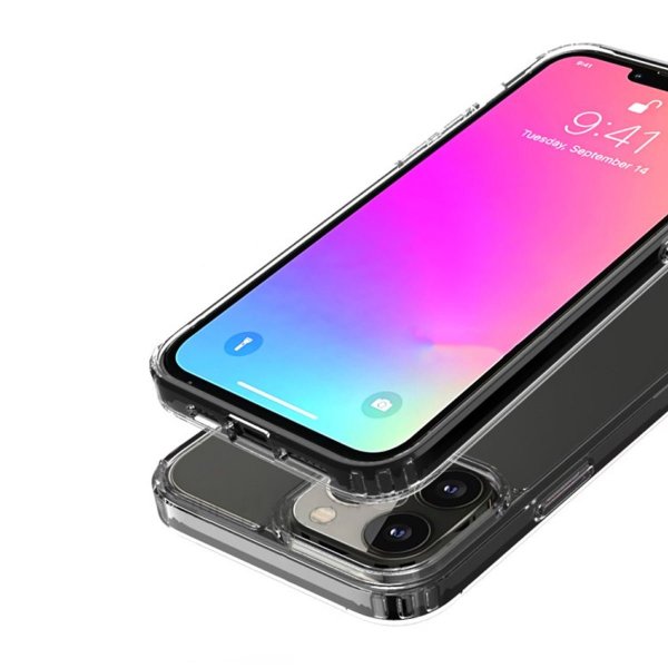 Rvelon iPhone 12/iPhone 12 Pro Skal TPU Transparent