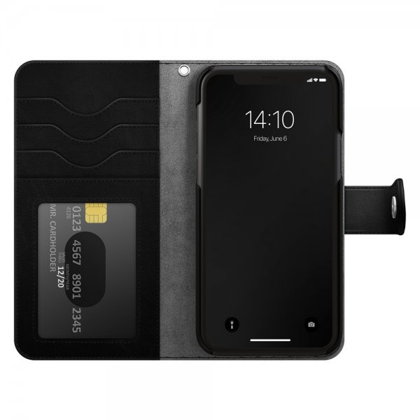 Ideal of Sweden iPhone 13/14/15/16e/17e Fodral Magnet Wallet+ MagSafe Svart