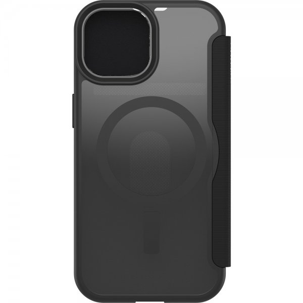 Otterbox iPhone 13/14/15/16e/17e Fodral React Folio MagSafe Black Crystal