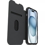 Otterbox iPhone 13/14/15/16e/17e Fodral React Folio MagSafe Black Crystal