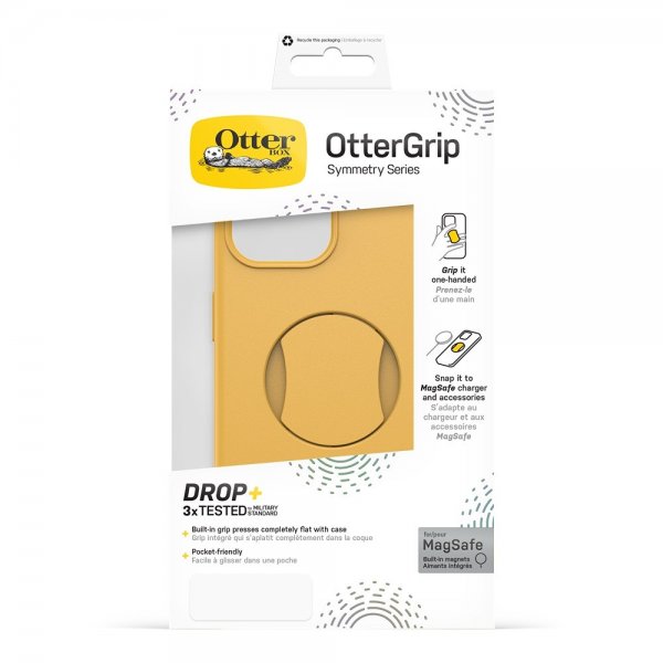 Otterbox iPhone 13/14/15 Skal OtterGrip Symmetry MagSafe Aspen Gleam