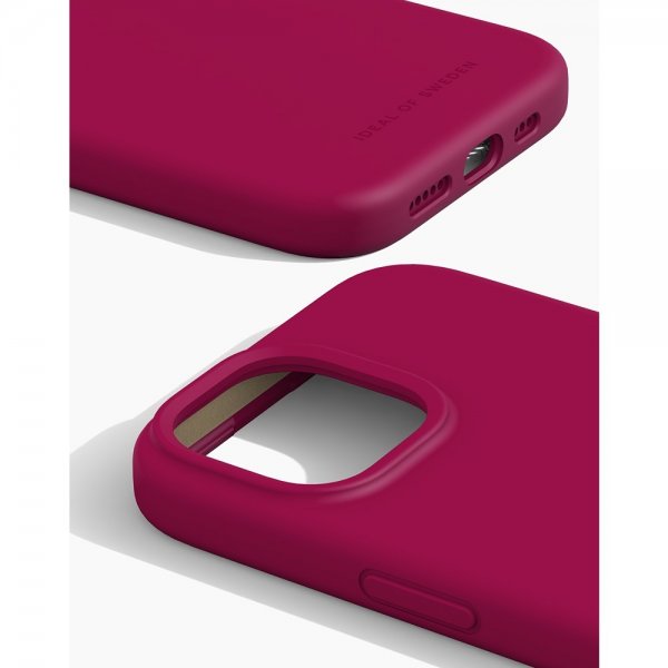 Ideal of Sweden iPhone 13/14/15 Skal Silicone Case MagSafe Magenta