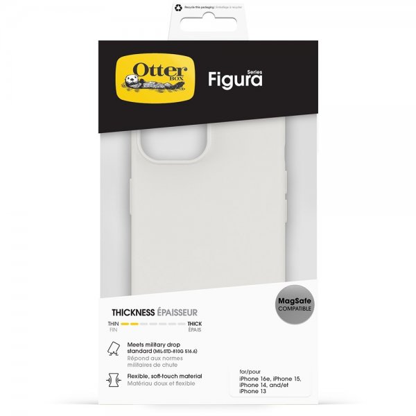 Otterbox iPhone 13/14/15/16e/17e Skal Figura MagSafe Crema