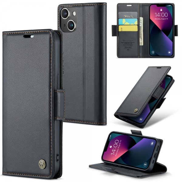 CaseMe iPhone 13 Fodral 023 Series Svart