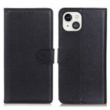 Nordic Covers iPhone 13 Fodral Litchi Raven Black
