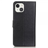 Nordic Covers iPhone 13 Fodral Litchi Raven Black
