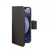 Celly iPhone 13 Fodral Wally Wallet Case Svart