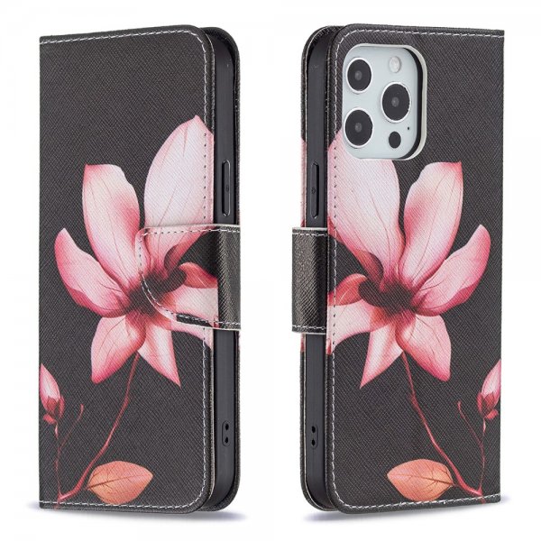 iPhone 13 Pro Fodral Motiv Rosa Lotus